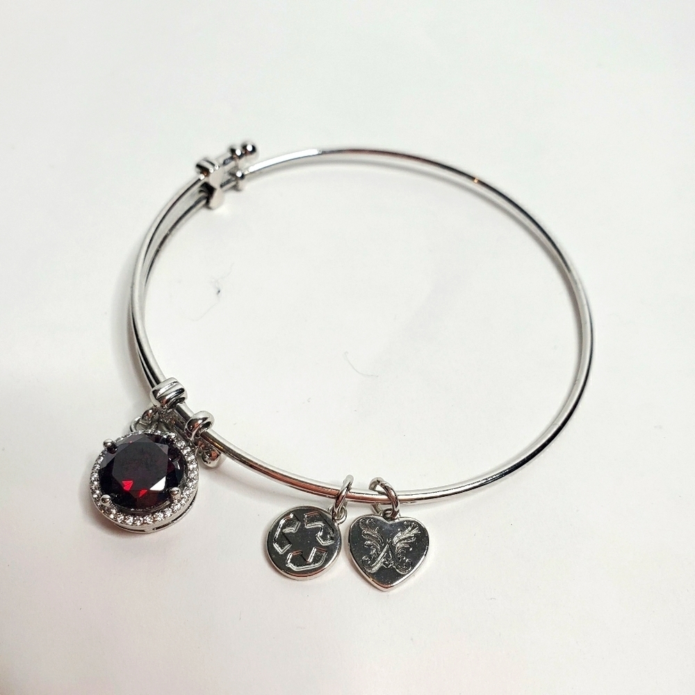 Angelica January Birthstone Bangle